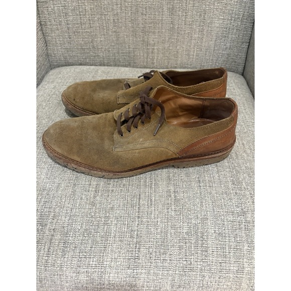 Allen Edmonds Discovery Brown Suede Derby Casual Shoes Men's 11 D - Picture 1 of 9